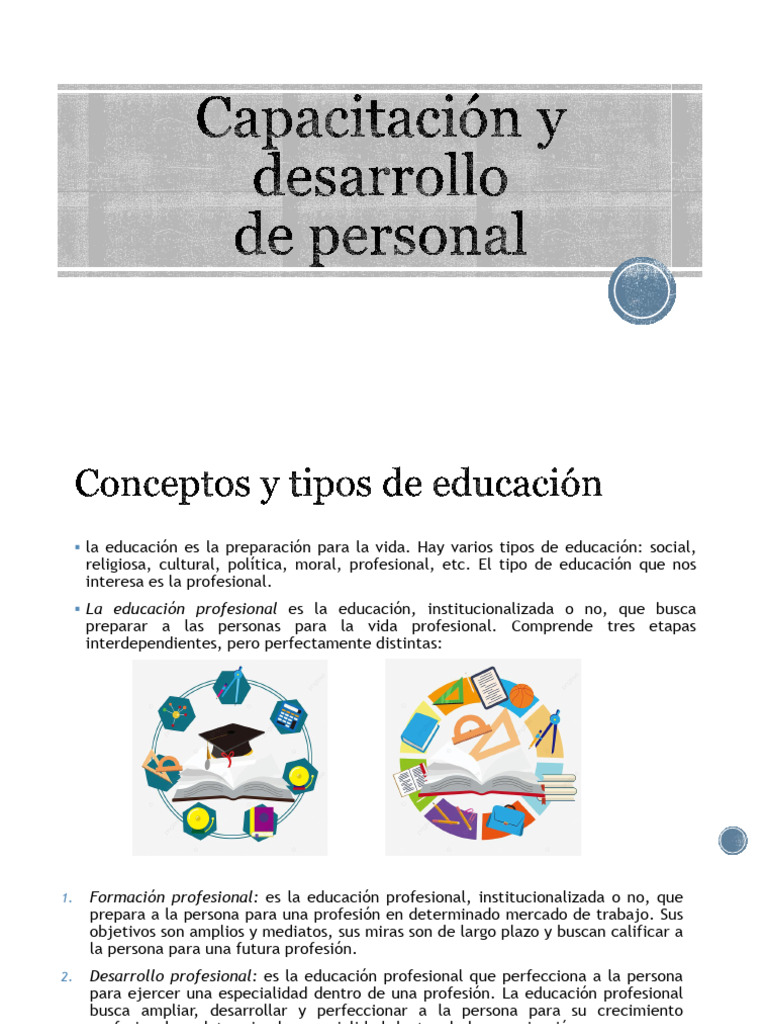 Capacitación y Desarrollo del Personal | PDF | Business