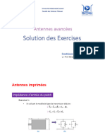 Solutions - Exercices - Antennes Avancées