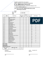 Daftar Hadir & Daftar Nilai SAS