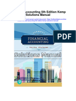Financial Accounting 5th Edition Kemp Solutions Manual
