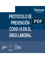 Protocolo de Prevención COVID-19 en El Área Laboral - Presentación