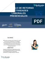 Protocolo de Retorno A Las Actividades Laborales Presenciales en BANECUADOR B.P. - Presentación