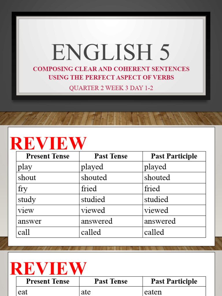 Perfect Tenses in English Grammar | PDF | Verb | Grammatical Tense