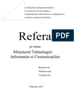 Referat Ministerul Tehnologiei Informatiei Si Comunicatiilor