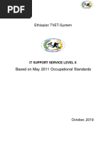 Ethiopian TVET-System: Based On May 2011 Occupational Standards