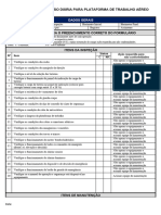 Check List de Inspeção Diária Para Plataforma de Trabalho Aéreo.docx