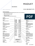 Maquet Alphamaxx Table - Quick User Manual