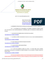 Lei Ordinária #7.371 - 1971 - Utilidade Publica Casa Civil Do Estado de Goiás