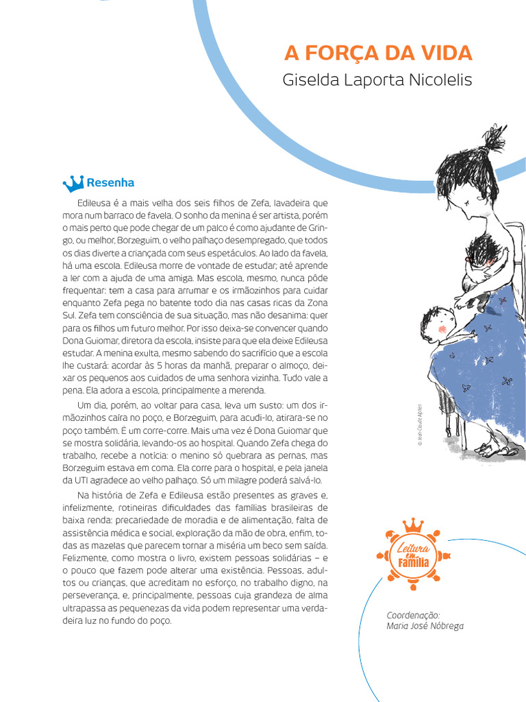 A Forca Da Vida LF | PDF | Pobreza | Pobreza e Pessoas em Situação de Rua