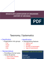 Molecular Classification of Bacteria (History of Archaea) 113
