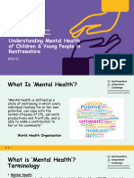 Understanding Mental HWB of CYP 1