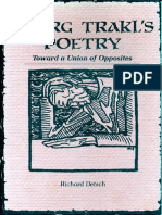 (The Penn State Series in German Literature.) Richard Detsch - Georg Trakl's Poetry - Toward A Union of Opposites (1983, Pennsylvania State University Press) - Libgen - Li