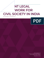 Legal Framework For Civil Society in India Dadrawala VF