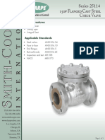 Series-25 SWING CHECK SPEC SHEET