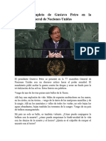 Discurso Completo de Gustavo Petro en La Asamblea General de Naciones Unidas