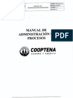 MANUAL DE ADMINISTRACIÓN DE PROCESOS 27-08-2021