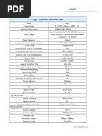 High Frequency Generator FSQ 2 ENVIADO