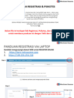 Panduan Registrasi, Psikotes & List Absen Online