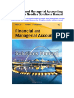 Financial and Managerial Accounting 9th Edition Needles Solutions Manual