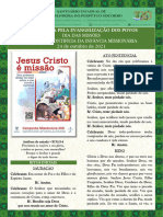 Folheto Liturgico Santa Missa Pela Evangelizacao Dos Povos 24.10.21