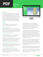 Enterprise Server - EcoStruxure Building Operation Specification Sheet