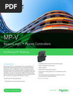 MP-V - SpaceLogic Room Controllers Specification Sheet