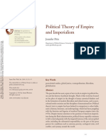 PITTS, J. - Political Theory of Empire and Imperialism
