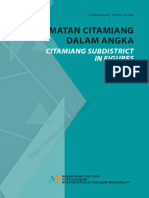 Kecamatan Citamiang Dalam Angka 2022