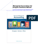 Financial Managerial Accounting 3rd Edition Horngren Solutions Manual