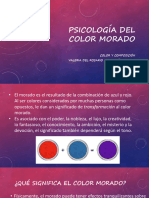 Significado del color Morado en Psicología