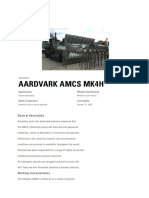 AARDVARK - AMCS-Mk4H Mine-Clearence-Vehicle