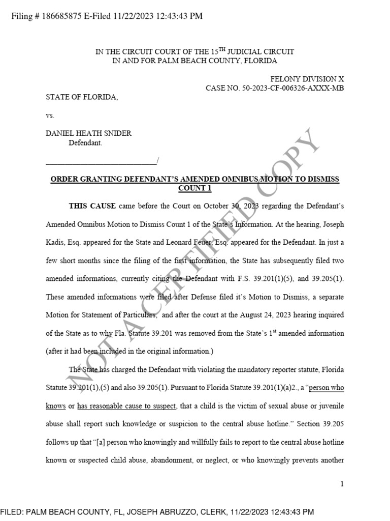 Dismissal PDF Probable Cause Criminal Law