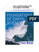 Foundations of Earth Science 7th Edition Lutgens Test Bank