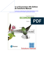 Foundations of Economics 8th Edition Bade Solutions Manual