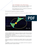 Segunda y Tercera Ley de Kepler