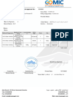 Outpatient Approval No:: 121858 Mohamed Mahmoud Hassan El Soghaiar 13-NOV-23 14-NOV-23 Male/ Years Old