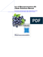 Foundations of Macroeconomics 6th Edition Bade Solutions Manual