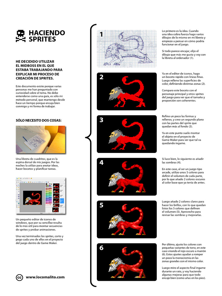 Haciendo Sprites | Descargar gratis PDF | Color