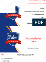 Propriedades Do Ar - Conteudo