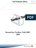 Recueil Des Toolbox Talk 2005-2009