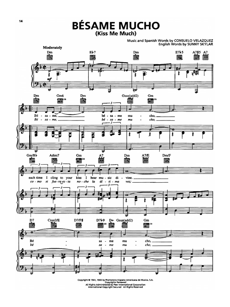 Besame Mucho PDF