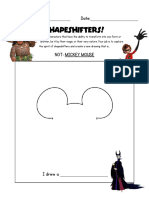 Shapeshifters!: Name: Date