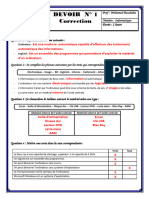 Devoir 1 Modele 2 Informatique 3ac Semestre 1 Corrige