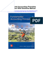 Fundamental Accounting Principles 24th Edition Wild Solutions Manual