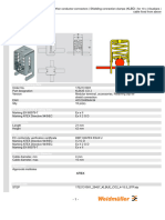 Product Catalogue - Terminals - Other Conductor Connectors - Shielding Connection Clamps (KLBÜ) - For 10 X 3 Busbars - Cable Fixed From Above