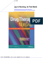 Drug Therapy in Nursing 3e Test Bank