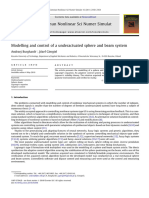 Modelling and Control of A Underactuated Sphere and Beam System