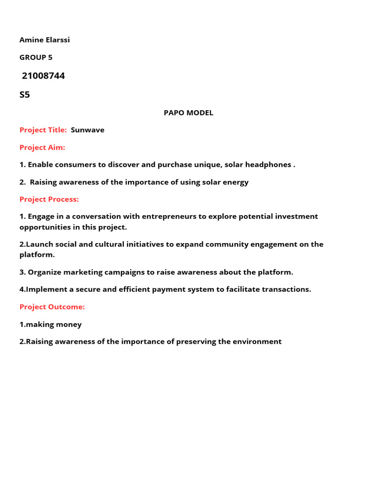 Solar Headphones Project Overview | PDF