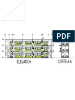 Corte y Elevacion Bloque 3