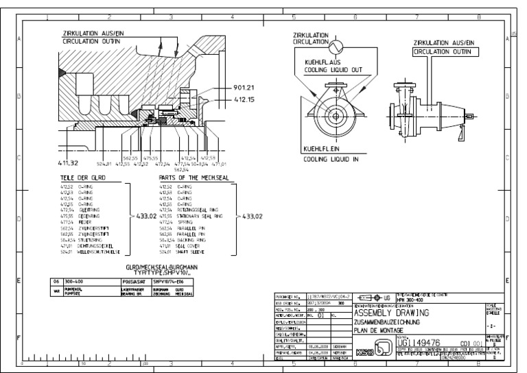 2.3. Drawing Mechanical Seal | PDF